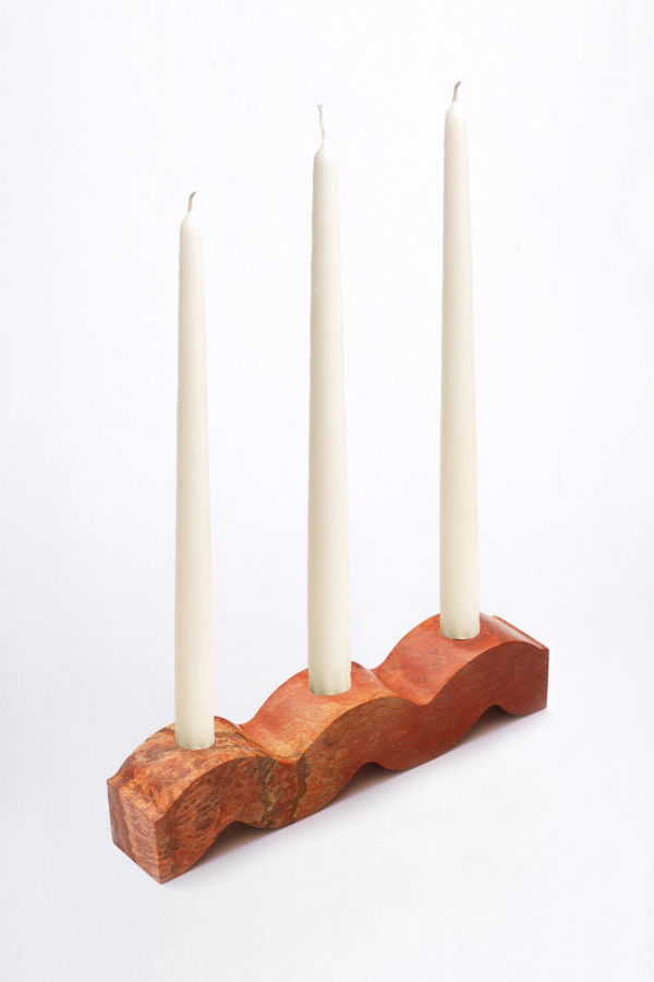 Dar Proyectos Wavy Gemstone Candelabra