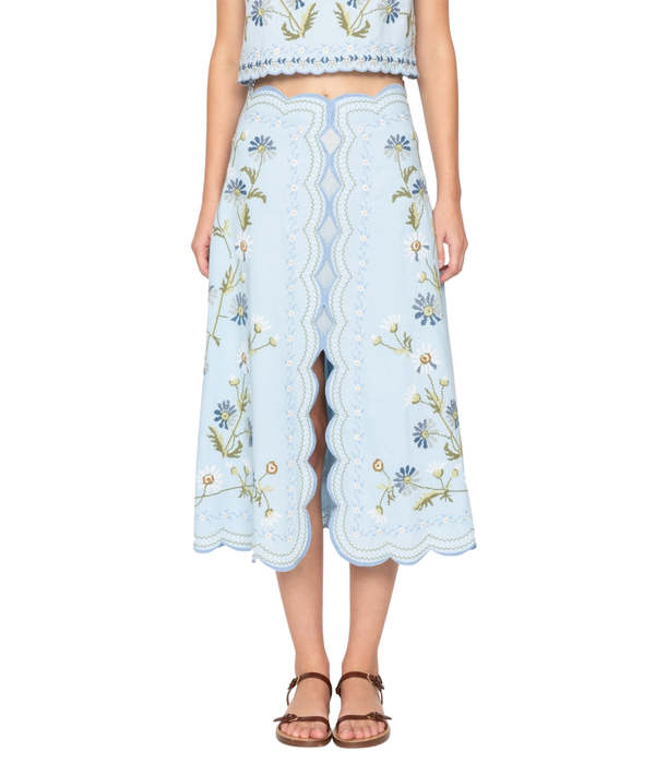 Sea NY Audra Embroidery Skirt Sea NY Audra Embroidery Skirt