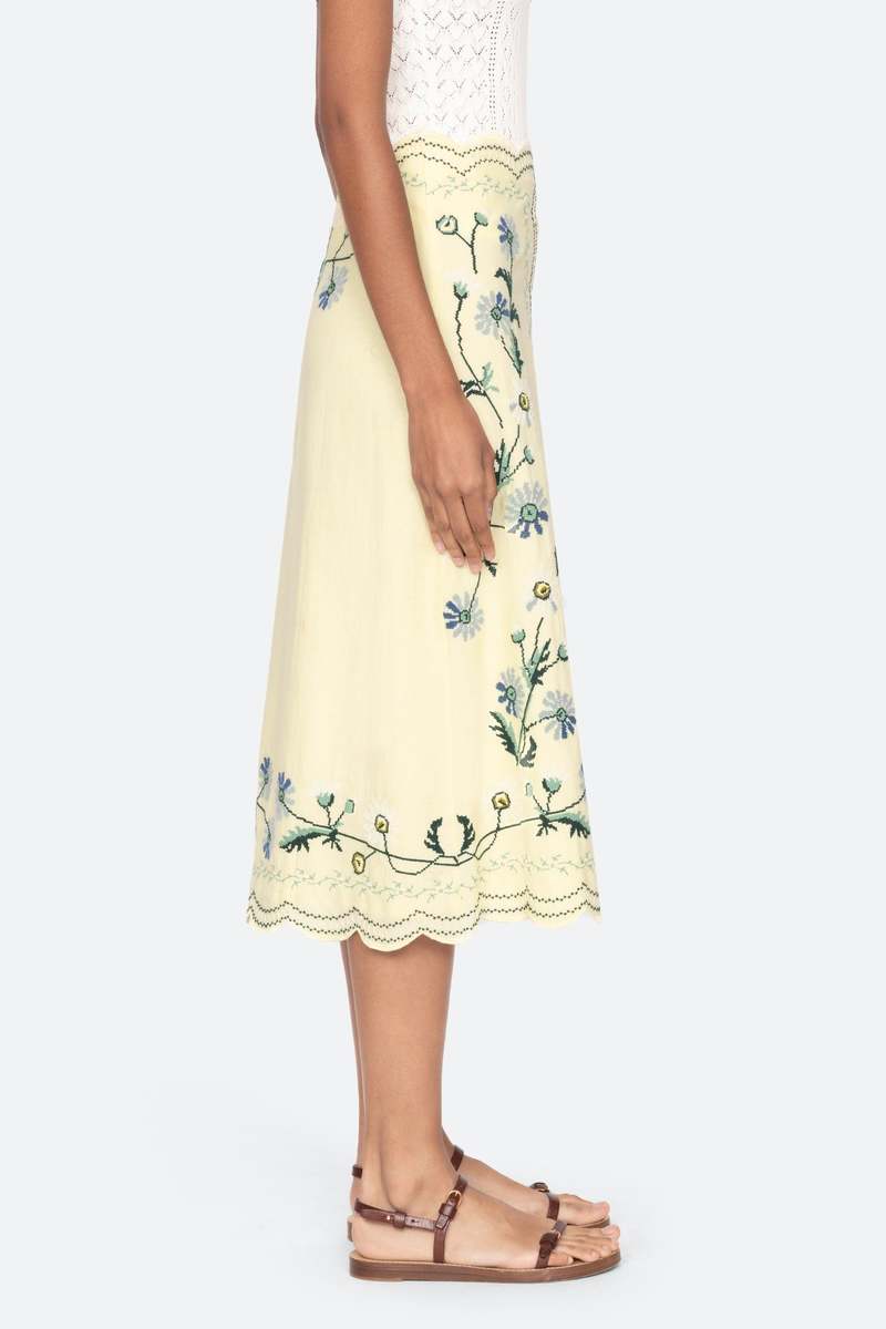 Sea NY Audra Embroidery Skirt