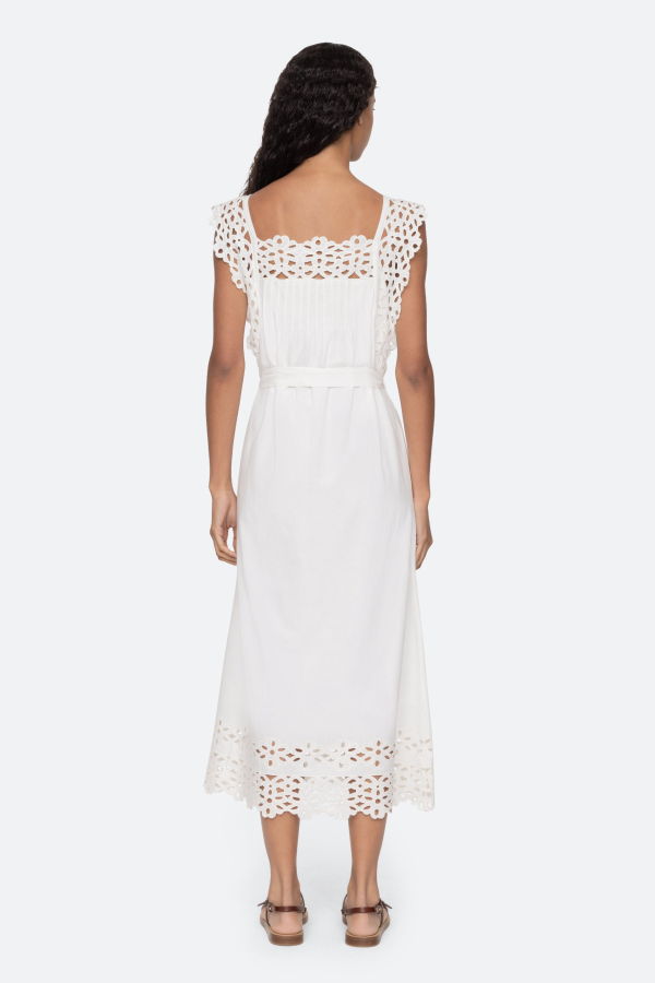 Sea NY Leila Eyelet Midi Dress