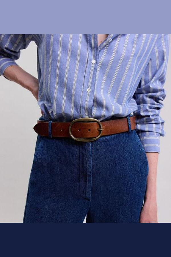 Hartford Angus Leather Belt