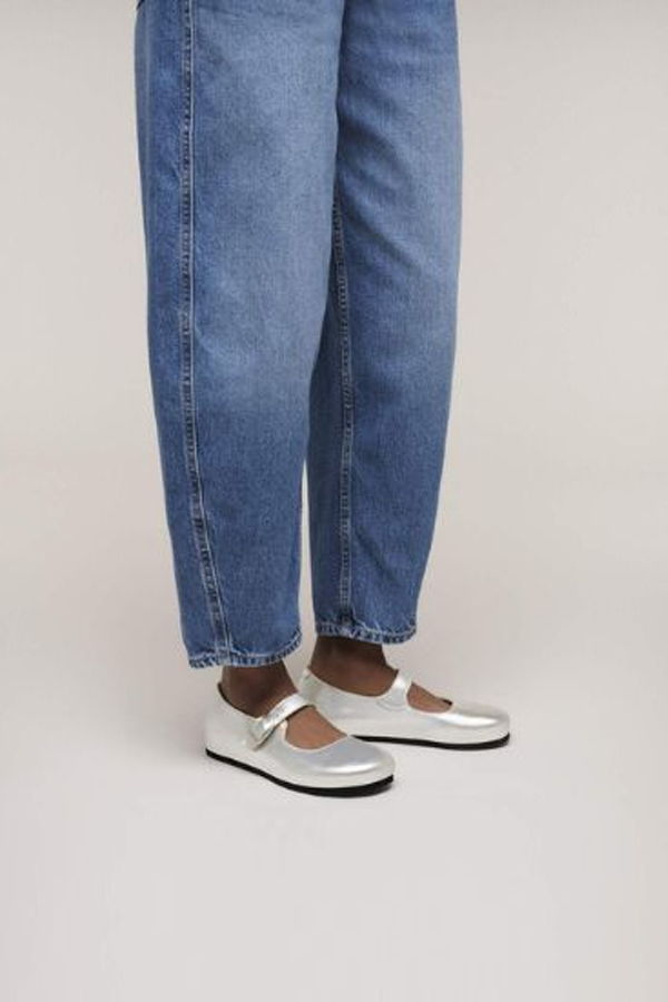 Birkenstock Santa Clarita Shoes - Silver