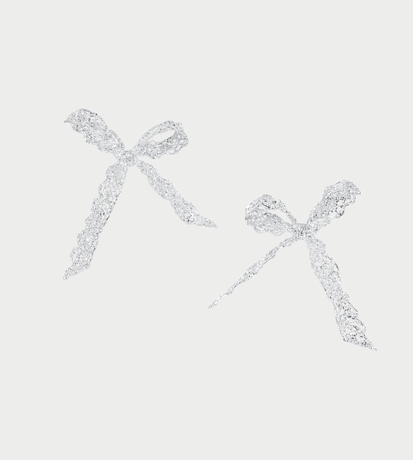 YVMIN Lace Bowknot Earring (Pair)