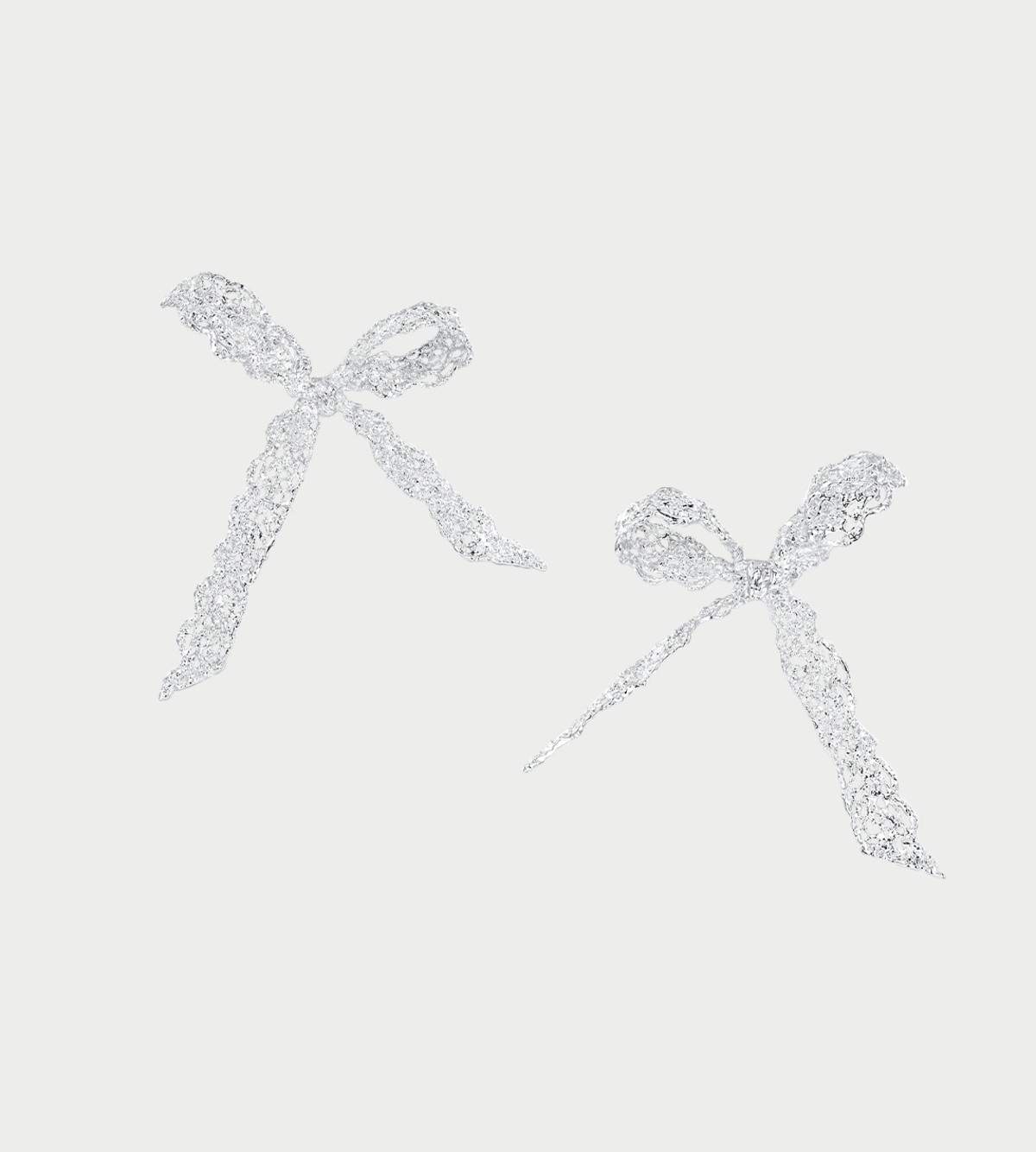 YVMIN Lace Bowknot Earring (Pair) - Image 1 of 3