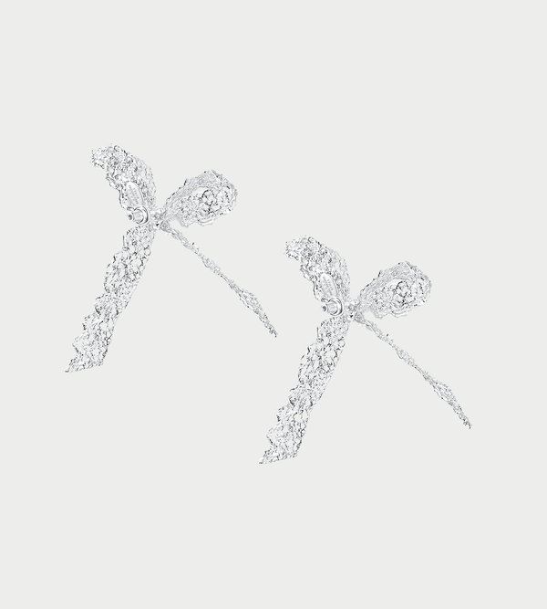 YVMIN Lace Bowknot Earring (Pair)