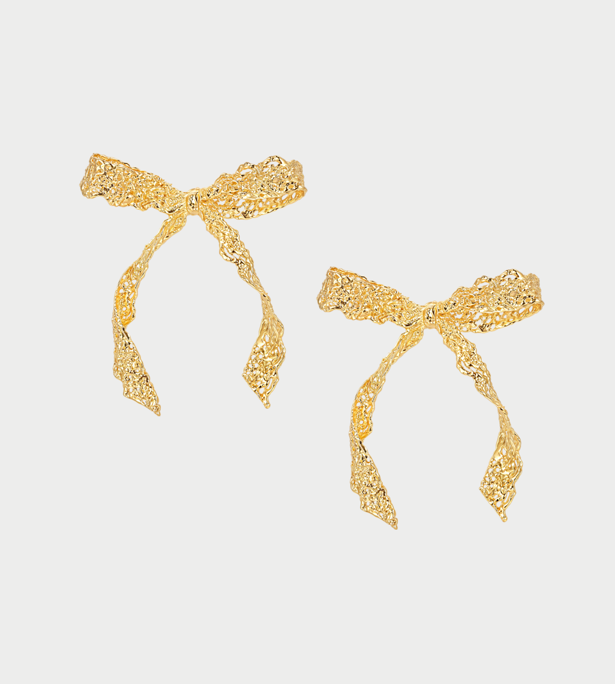 YVMIN Long Tail Lace Bow Earring (Pair) - Image 1 of 2