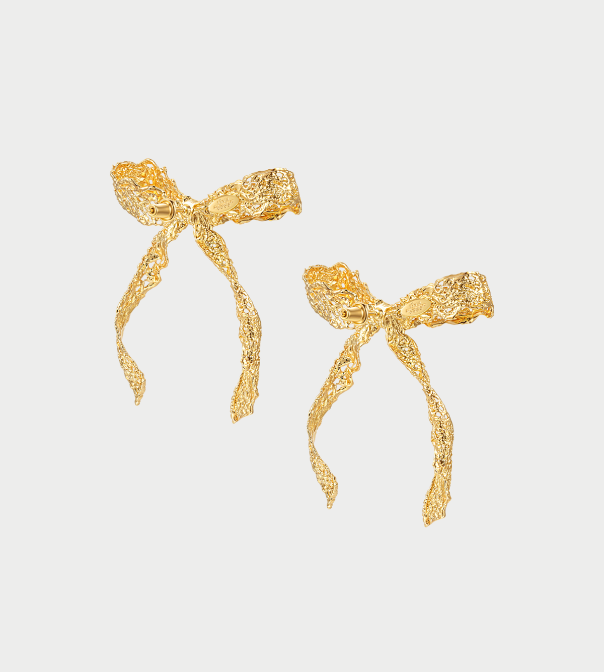 YVMIN Long Tail Lace Bow Earring (Pair) - Image 2 of 2