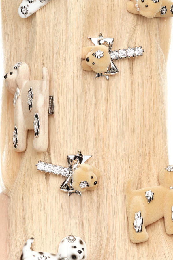 YVMIN Puppy Bowknot Hair Pin