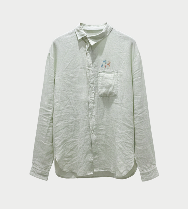 Sagittaire A Samphrenia Button Up Shirt - Pale Green