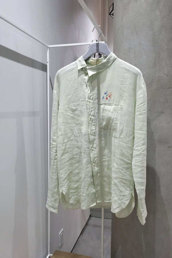 Sagittaire A Samphrenia Button Up Shirt - Pale Green
