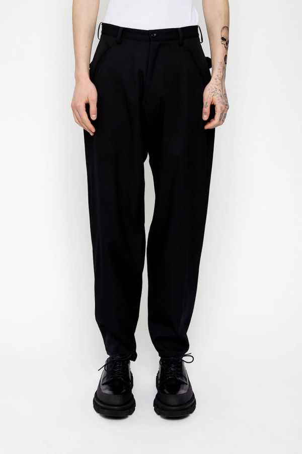 WDLT117 Sulvam Tapered Pants - Black