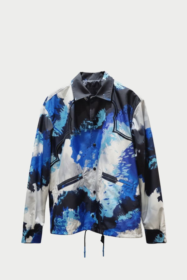 Toga Virilis Tie Dye Baseball Jacket