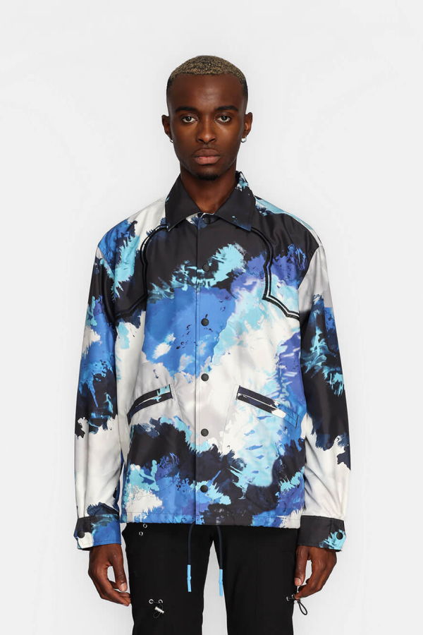 Toga Virilis Tie Dye Baseball Jacket