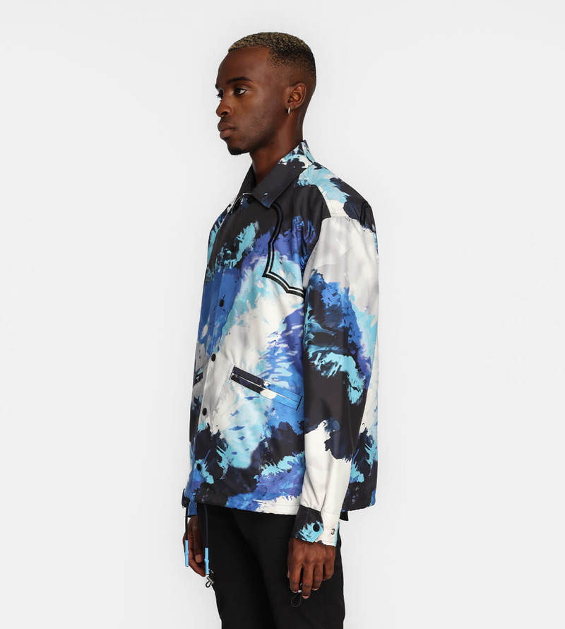 Toga Virilis Tie Dye Baseball Jacket