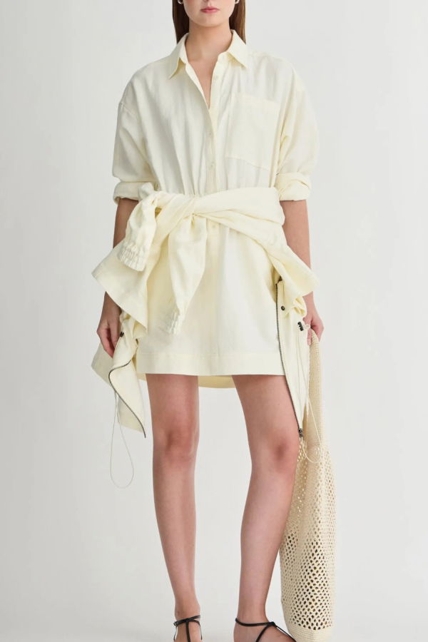 Apiece Apart Kora Mini Dress - Cream