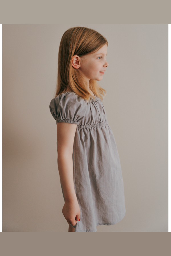 Kids Piper&Cloth Kennedi Dress - Muted Purple