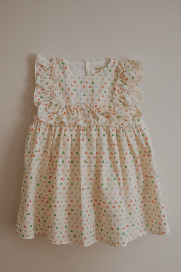 KIDS Piper&Cloth Neomi Dress - Love in Bloom