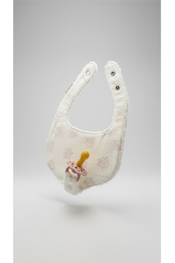 Piper&Cloth Pacifier Bib - Garden Posey