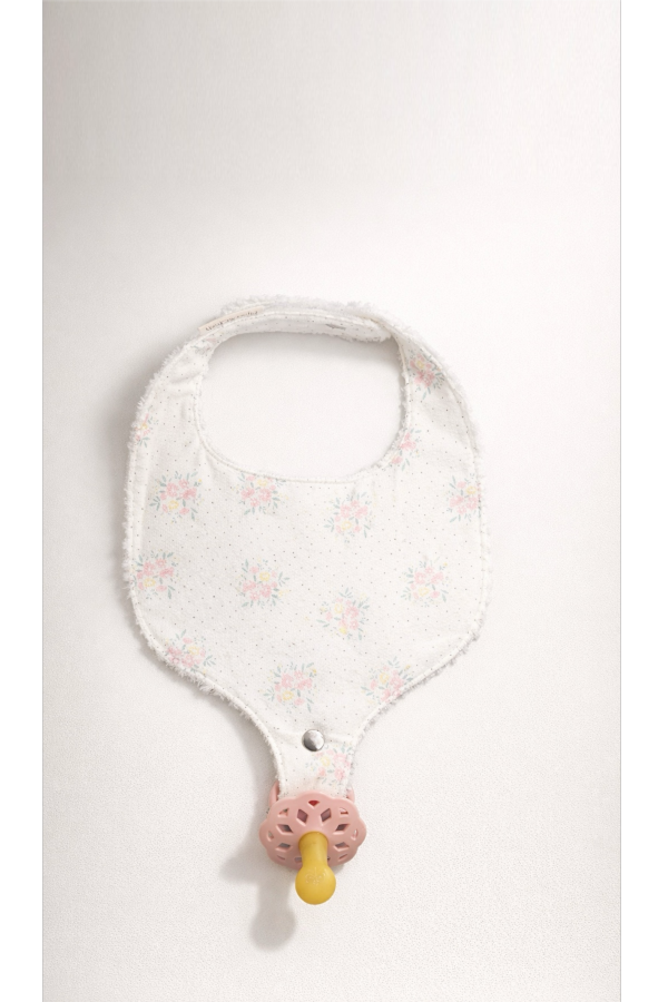 Piper&Cloth Pacifier Bib - Garden Posey