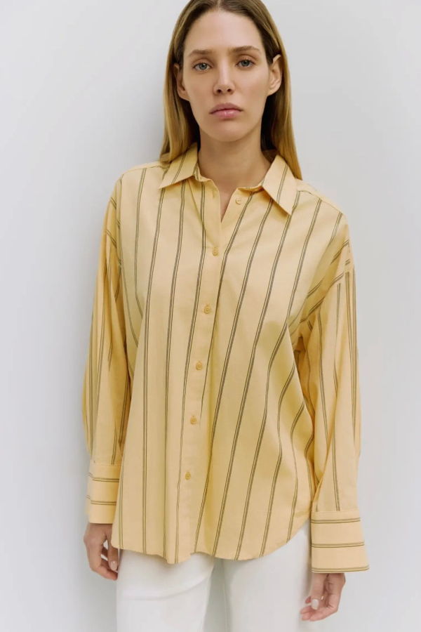 Azalea Este Buttondown Top