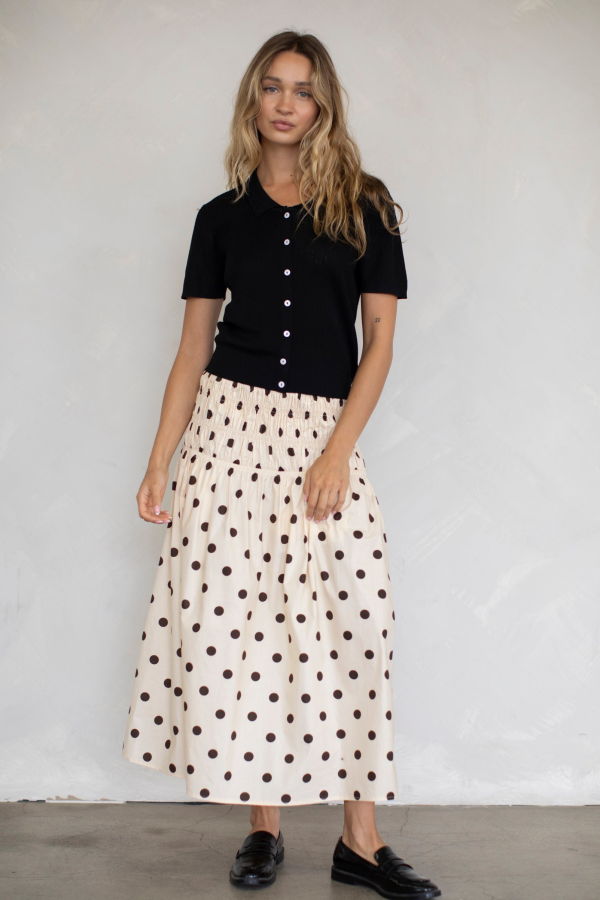 Azalea Reese Knit Top - Black