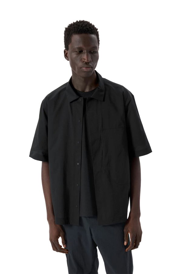 VEILANCE Demlo Short Sleeve Shirt - Black