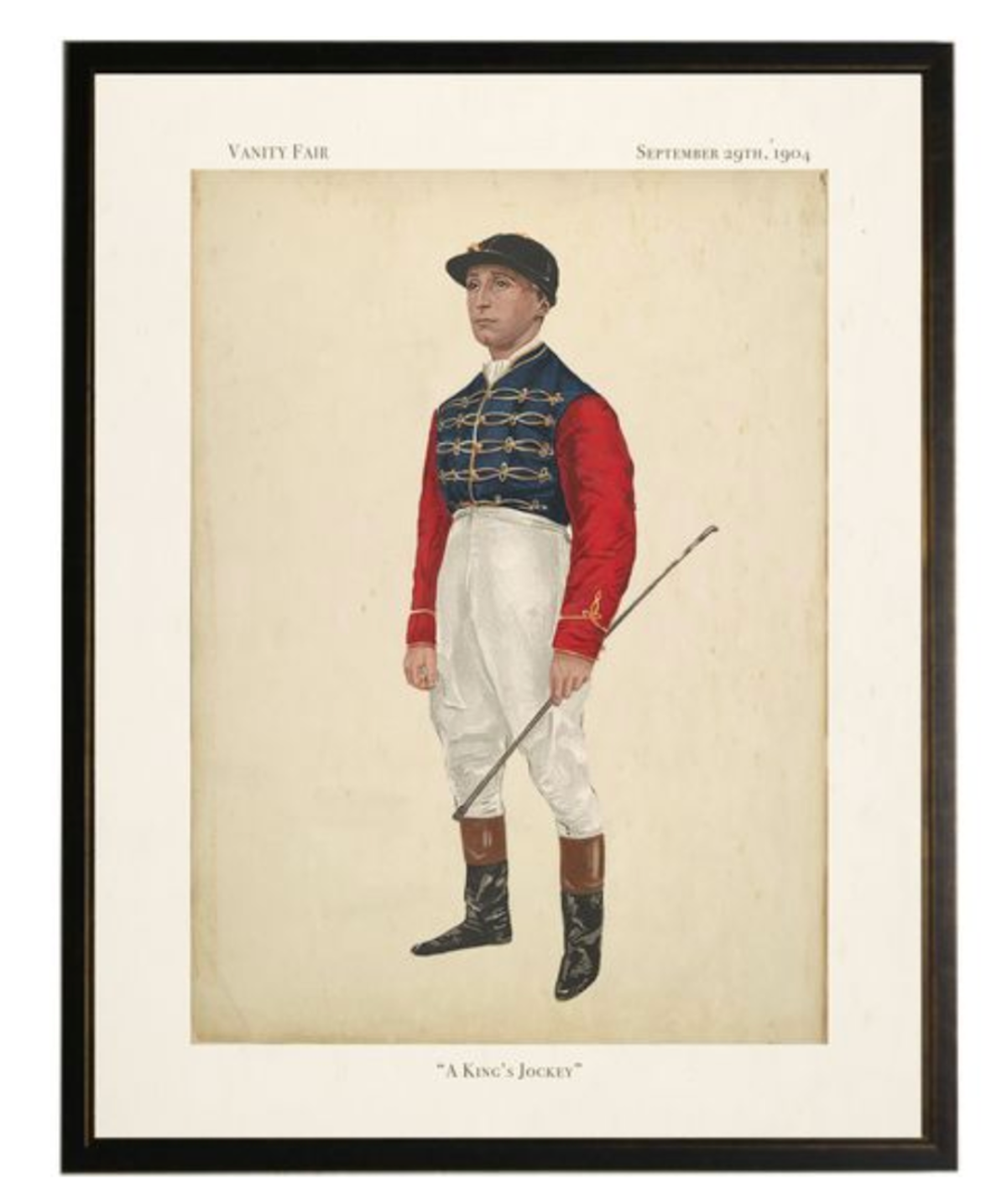 Antique Curiosities "A King's Jockey" Framed Print - Image 1 of 2