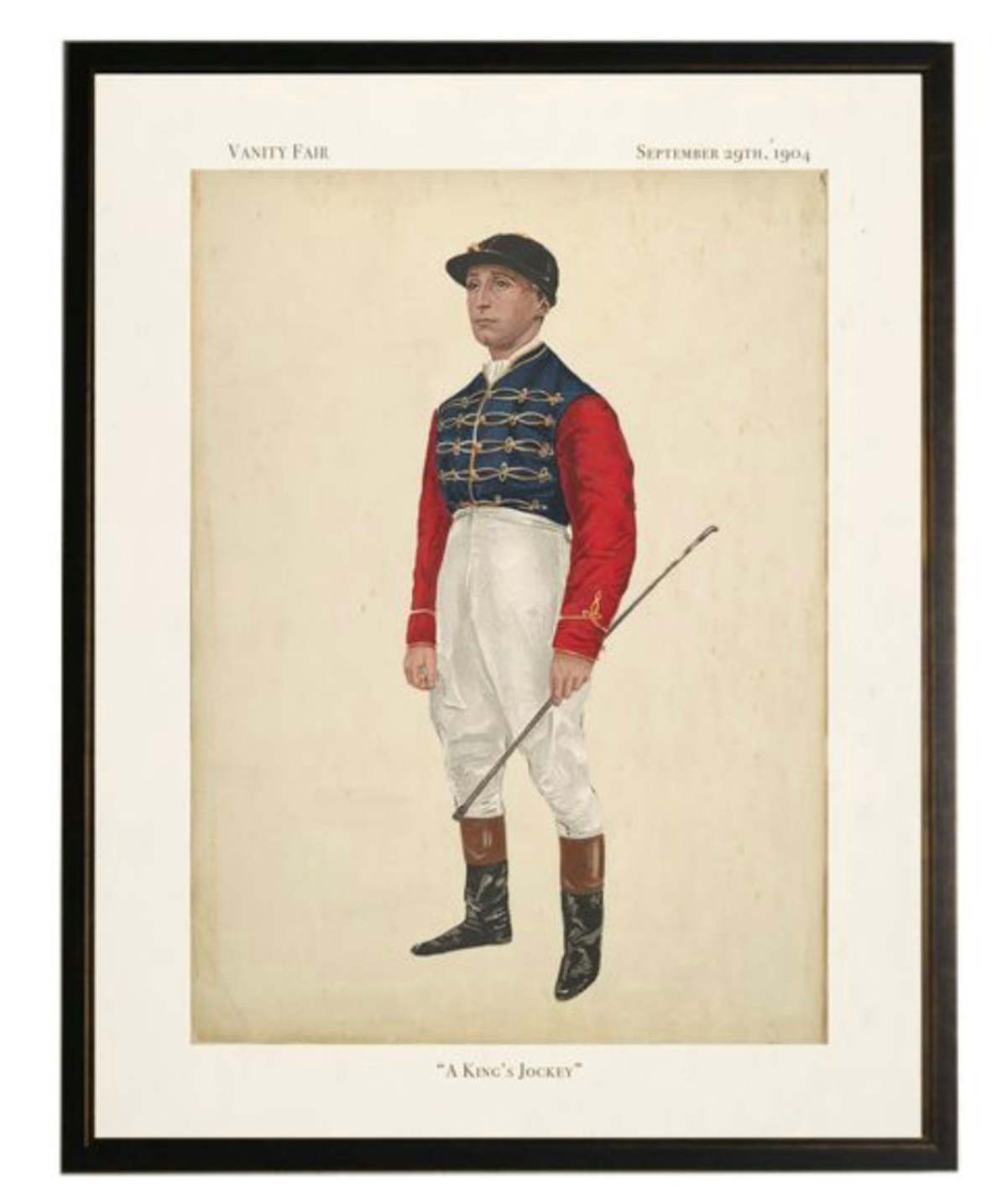 Antique Curiosities "A King's Jockey" Framed Print - Image 2 of 2