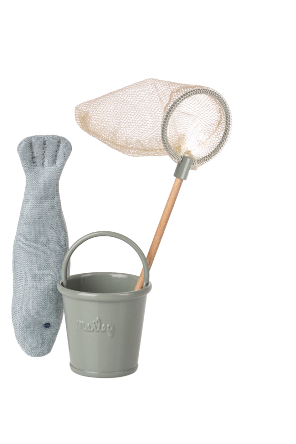 KIDS Maileg Fishing Set, Mouse Toy Set