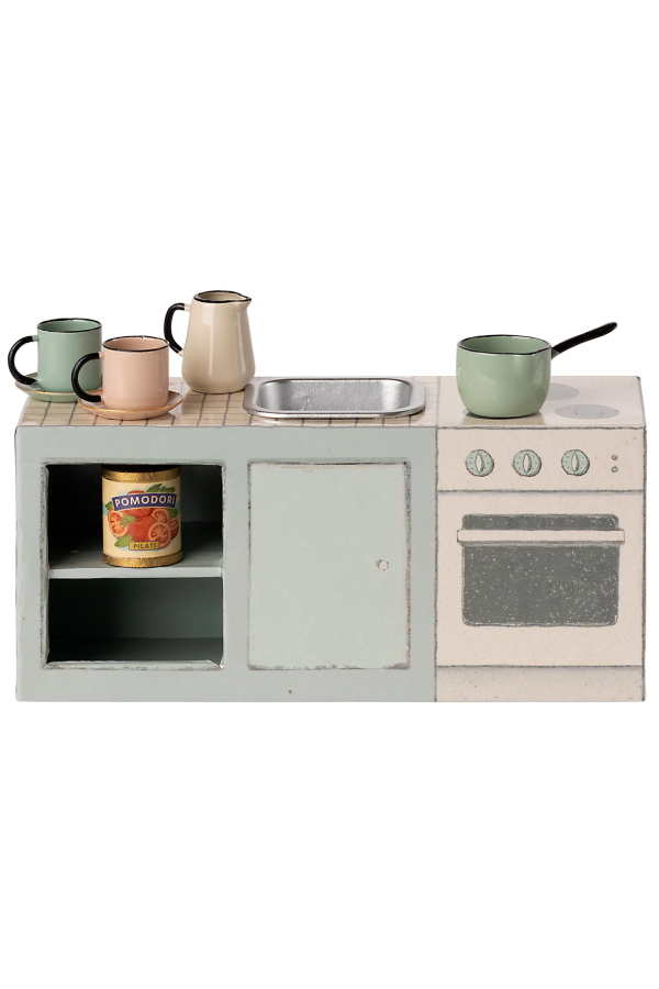 KIDS Maileg Kitchen Counter, Mouse Toy