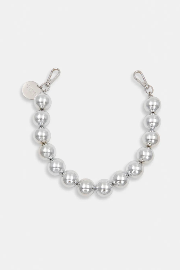 Essentiel Jadine Beaded Necklace - Silver