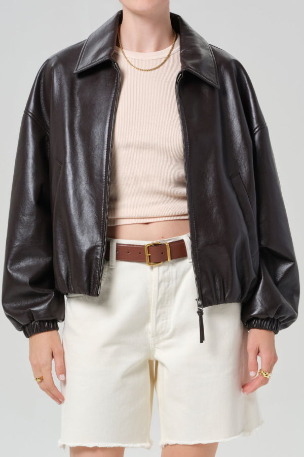 Citizens of Humanity Bubble Hem Bomber Jacket