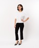ELLIOTT LAUREN Knit Pull On Straight Leg Pant - Black - Thumbnail 3