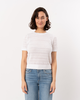 ELLIOTT LAUREN Pointelle Knit Sweater - White - Thumbnail 1