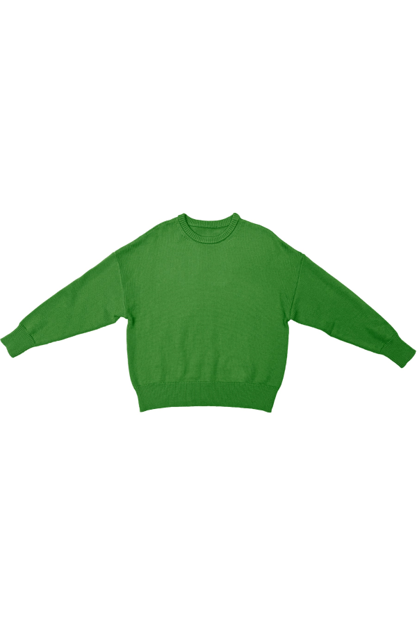 Ali Golden Chunky Cotton Pullover Sweater