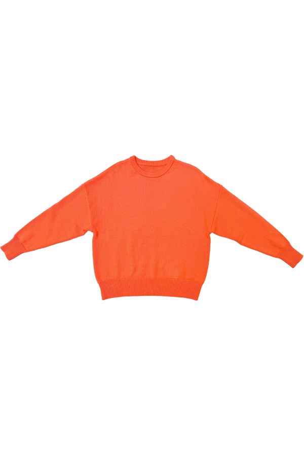 Ali Golden Chunky Cotton Pullover Sweater