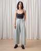 Ali Golden Loose Barrel Pant - Light Denim - Thumbnail 11