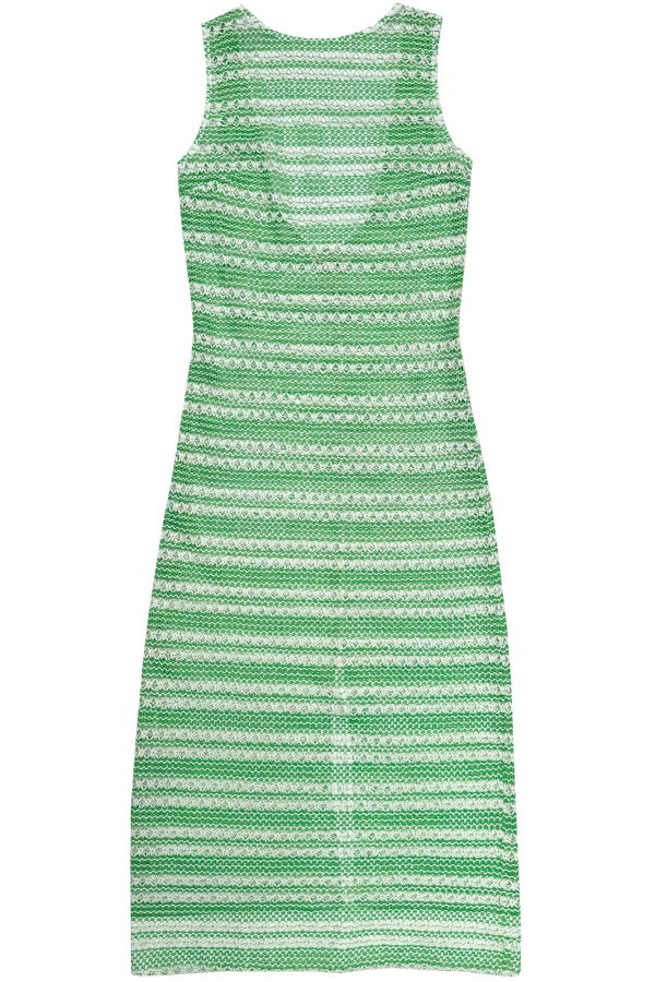 Ali Golden Low Back Column Dress