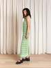 Ali Golden Low Back Column Dress - Thumbnail 9