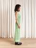 Ali Golden Low Back Column Dress - Thumbnail 10