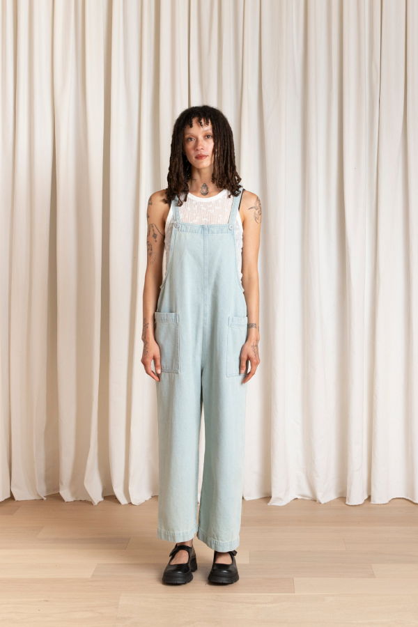 Ali Golden Overall Jumper - Light Denim
