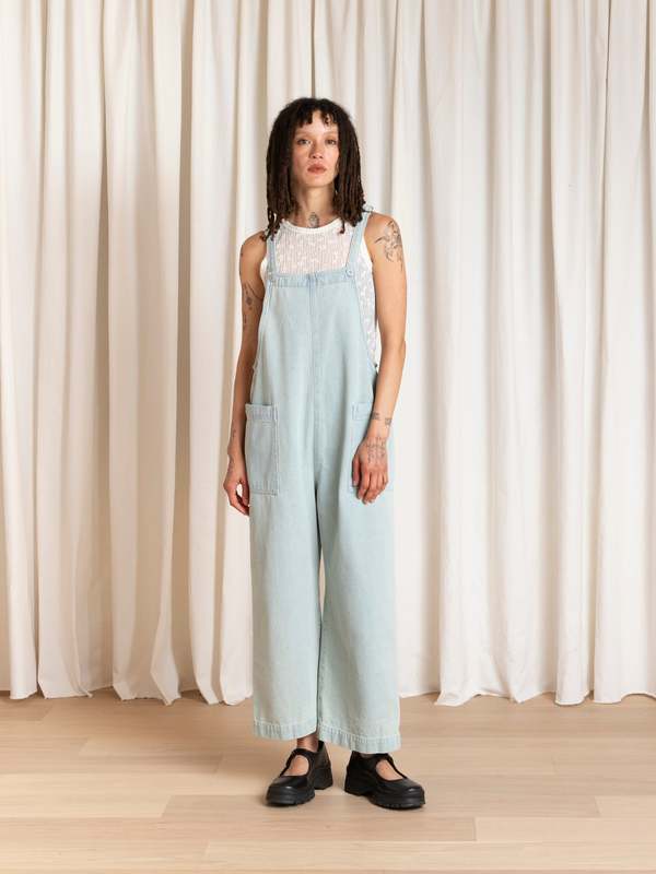 Ali Golden Overall Jumper - Light Denim