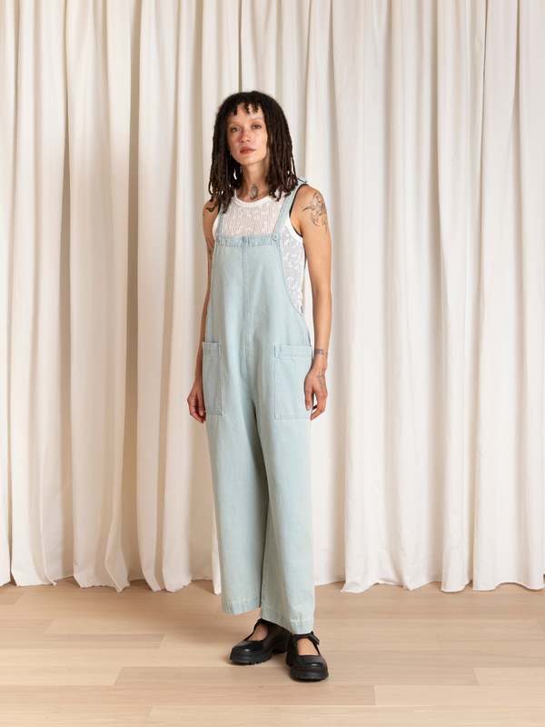 Ali Golden Overall Jumper - Light Denim
