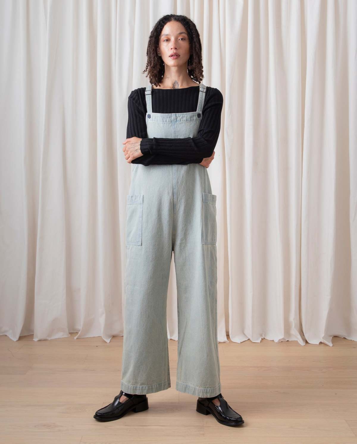 Ali Golden Overall Jumper - Light Denim - Image 10 of 10