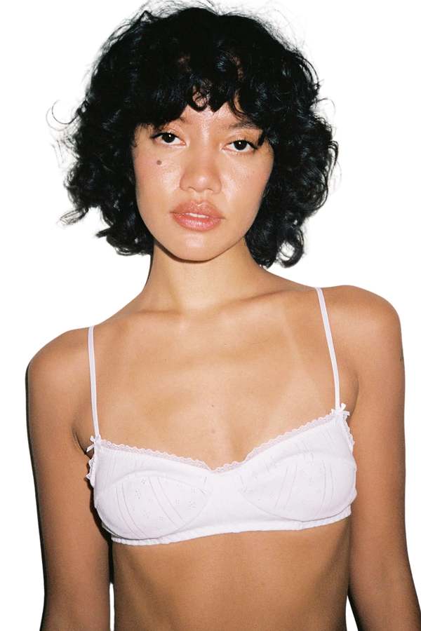 Cou Cou The Balconette Bra - White Cou Cou The Balconette Bra - White