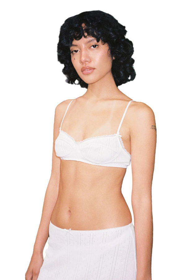 Cou Cou The Balconette Bra - White