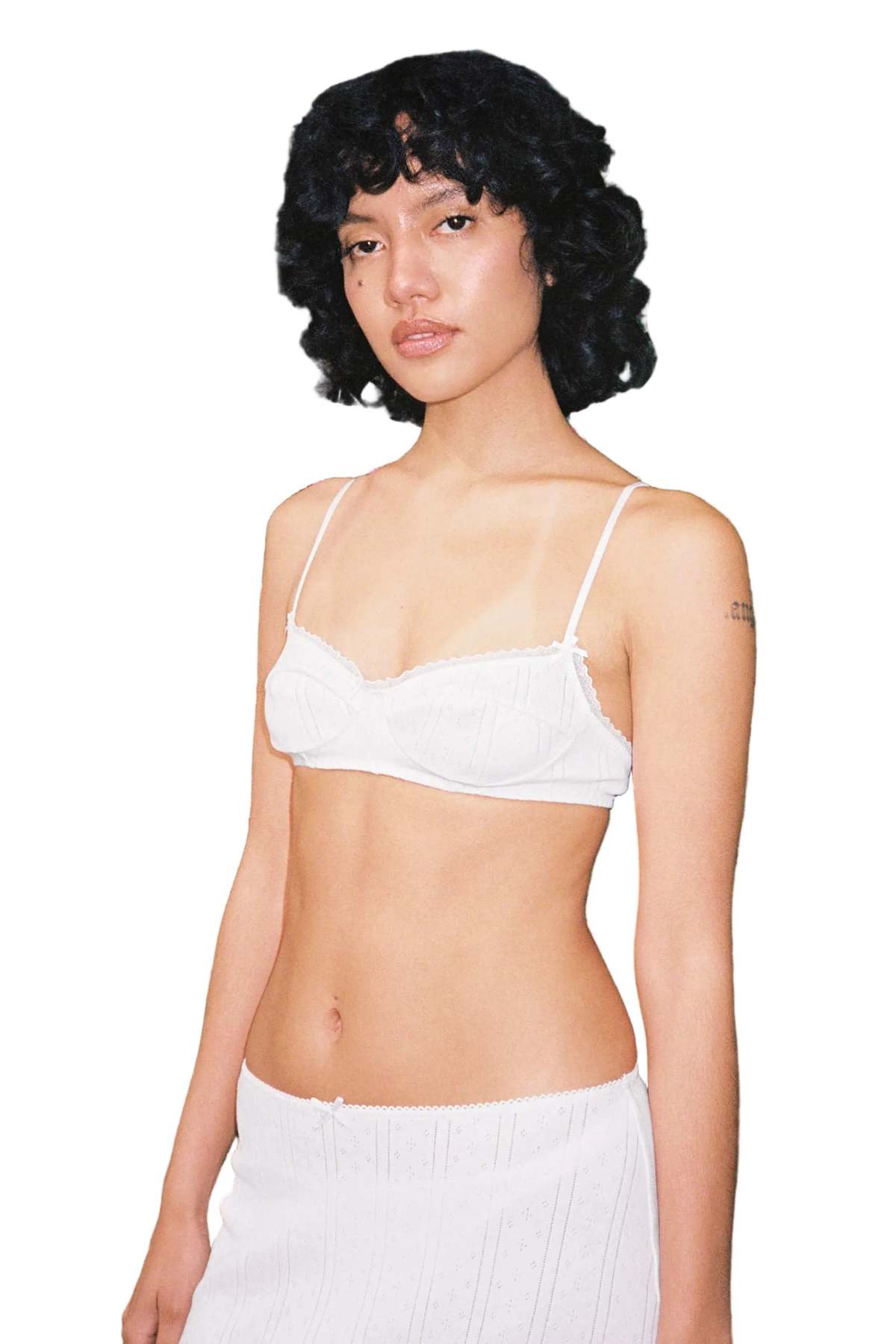 Cou Cou The Balconette Bra - White - Image 2 of 5