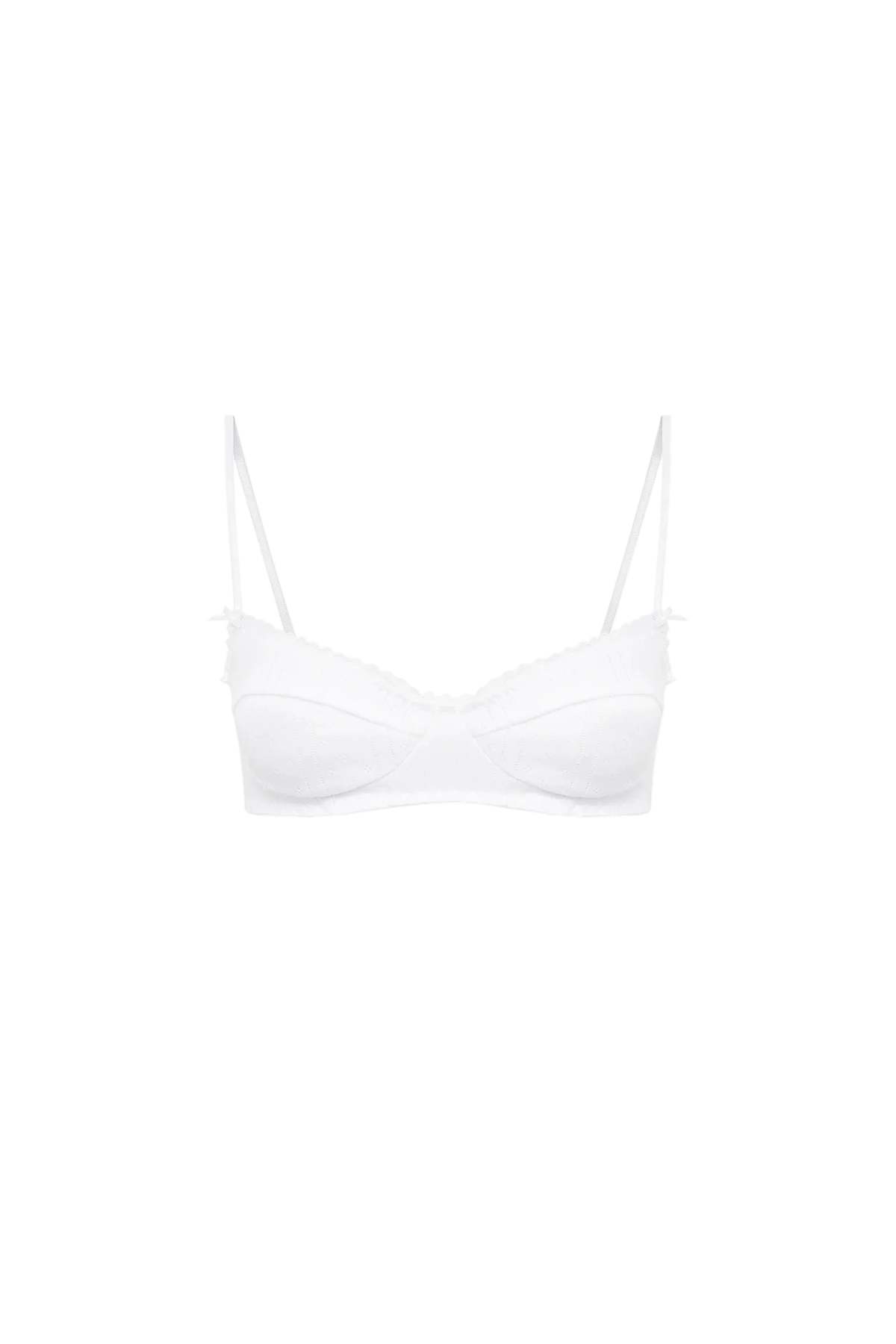 Cou Cou The Balconette Bra - White - Image 5 of 5