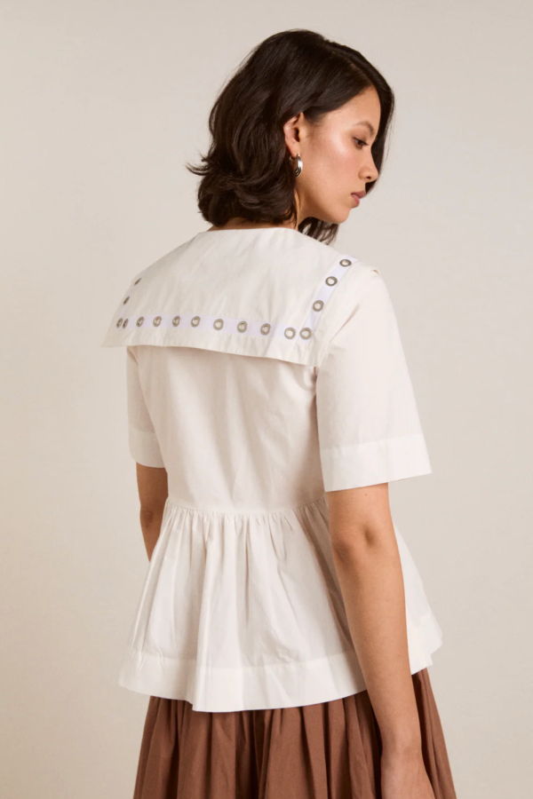DAMSON MADDER Cyrus Eyelet Blouse