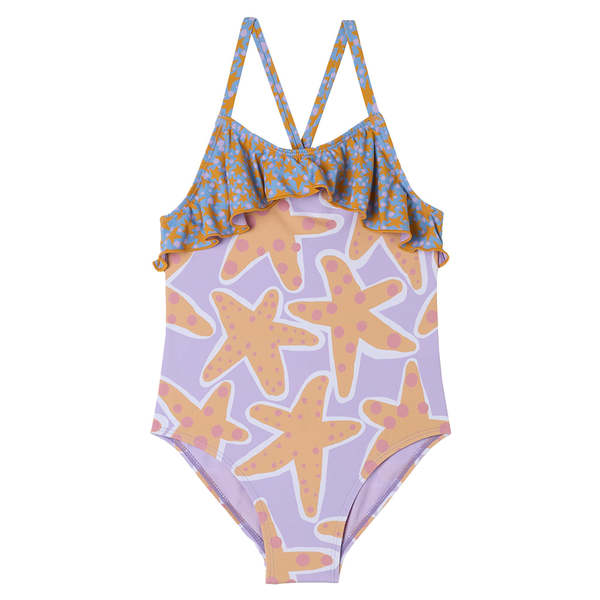 KIDS STELLA MCCARTNEY Swimsuit Starfish Print - Purple KIDS STELLA MCCARTNEY Swimsuit Starfish Print - Purple